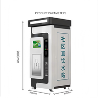 Distributeur d'eau potable automatique, distributeur d'eau pure à vendre, eau purifiée