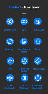 Умный Вибрационный зуммер, 7 мм, тонкий, 10 см, точность, Ex Ib IIC T6 GB SOS, сигнализация LoRa/BLE UWB, высокопроизводительный Магнитный персонал - Product Image 6