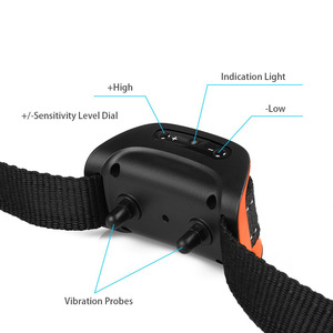 Collar de entrenamiento antiladridos para mascotas con sonido y vibración para control de ladridos de perros, material plástico de 6.2x3.6x3 cm - Product Image 2