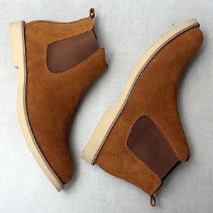 Bottes de sport décontractées pour hommes, très vendues, en cuir de vachette de haute qualité, confortables, hauteur cheville, semelle plate, style combat, imperméables pour l'automne - Product Image 3