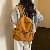 Sac à dos en nylon pour femmes, léger, décontracté, multi-poches, pour les voyages, l'école, l'usage quotidien en plein air