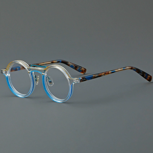 Gafas Redondas de Acetato Retro MS YL5815F, Monturas Sensoriales Hechas a Mano para Mujeres <span class=keywords><strong>Maduras</strong></span>, Estilo Original para Dama y Madre - Product Image 3