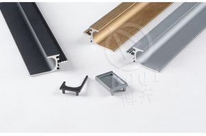 18mm Conseil Meubles Placard Armoire De Cuisine En Aluminium <span class=keywords><strong>Invisible</strong></span> Noir Or Poignée Poignées L Profils - Product Image 4