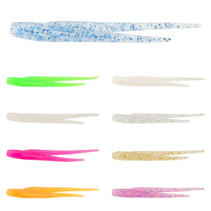 New 54mm 0.54g Small Plastic Vibe Bait bass Craw Trout Realistic Fishing Soft Lures