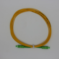 (65ft/20m) Kabel Internet Serat Optik SC/APC Kabel Patch Serat Optik Berlapis Baja OS2 Single Mode Kabel Patch Optik Simplex 9/125um 1 Tahun