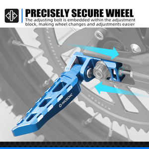 NICECNC Blocs de tension de chaîne en aluminium et repose-pieds arrière pour Surron Light Bee X S L1E Segway X260 Sur-ron Sur Ron Pièce de vélo - Product Image 6