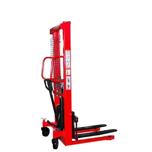 Factory High Quality Cheap Sale Manual Forklift Adjustable Height 2 T Hydraulic Hand Stacker