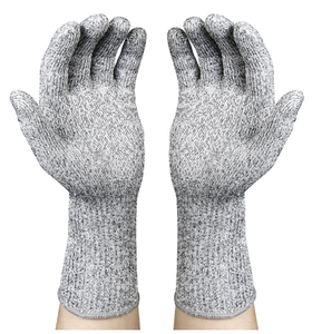 Gants de boucher en maille métallique en acier inoxydable, protection anti-coupure, type maille de chaîne, pour huîtres - Product Image 5