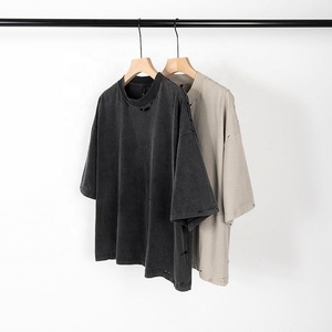 เสื้อยืดผ้าฝ้ายแขนสั้น100% วินเทจสำหรับผู้ชายเฮฟวีเวตสวมใส่ได้ทั้งชายและหญิงหรูหราออกแบบได้ตามต้องการ - Product Image 1