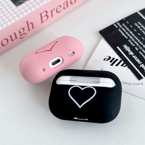 Coque d'écouteurs PC mate Sweetheart pour Airpods Pro 3, design simple, coque arrière de haute qualité pour Airpods 4 - Product Image 3