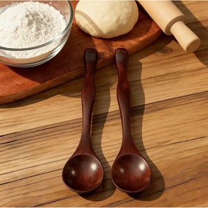 Wooden Spoon Solid Wood <b>Honey</b> Spoon Eco Friendly For Tea Coffee Stirring Party Use - Product Image 2