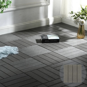 Tercel eco-friendly incastro Anti-scivolo WPC mattonelle 18mm pavimento <span class=keywords><strong>in</strong></span> <span class=keywords><strong>PVC</strong></span> <span class=keywords><strong>per</strong></span> balcone da esterno DIY contemporaneo liscio spazzolato - Product Image 1