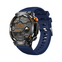 Reloj Inteligente HT17 Deportivo con Pantalla IPS HD de 1.46 Pulgadas, Resistente al Agua IP67 para Exteriores, Rastreador de Actividad Física Android para Llamadas, Batería de 450 mAh, Magnético