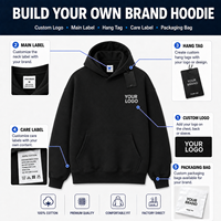 Sweat-shirt à capuche avec broderie Puff Print, logo personnalisé, coton lourd, coupe oversize pour homme, design personnalisé haute densité, vêtements streetwear