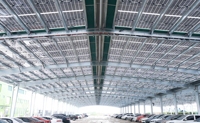 Structure de carport solaire en acier galvanisé pour la maison, le stationnement des voitures et la recharge des véhicules électriques – Offre Spéciale