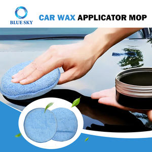 सार्वभौमिक माइक्रोफाइबर मोम एप्लीकेटर पैड कार की सफाई और ठीक पॉलिशिंग के लिए एप्लीकेटर पैड एप्लीकेटर पैड - Product Image 4