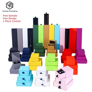 YANENG Jewelry <b>Box</b> Manufacturer Ring Necklace <b>Box</b> Supplier Cardboard Paper Velvet <b>Plastic</b> Customizable ISO RoHS Certified - Product Image 1