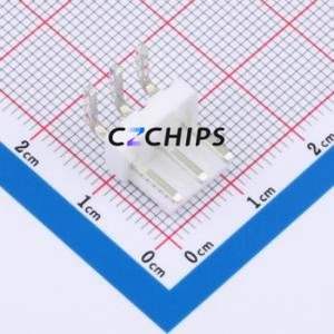 5TPBA030L Wire-to-Board Pin Header Bent Lead Through Hole,P=3.96mm Connector 1x3P 3.96mm Right Angle Insert VH - Product Image 1