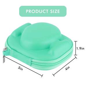 Étui de rangement portable 2 en 1 en EVA vert pour <span class=keywords><strong>Tamagotchi</strong></span> <span class=keywords><strong>Pix</strong></span> Animal de compagnie virtuel Mini étui de voyage rigide - Étui uniquement - Product Image 2