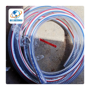 Flexível <span class=keywords><strong>pvc</strong></span> aço fio sucção mangueira composta alta pressão aço fio mangueira para irrigação sistema bomba sucção tubo - Product Image 5