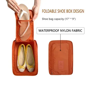 Portable Folding <b>Shoes</b> <b>Storage</b> Bag Multifunctional Waterproof Travel <b>Shoes</b> Bag Organizer - Product Image 4