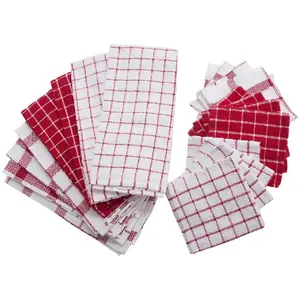 根据买方要求定制棉GOTS认证可水洗餐巾厨房毛巾，用于农舍婚礼装饰