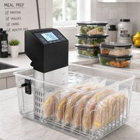 Cuisinière à immersion sous vide professionnelle 1500W 30L 220V SUS304 avec écran tactile LED à 45 degrés pour cuisine professionnelle