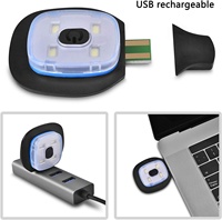 Etsfmoa Bonnet rayé unisexe avec lumière, cadeaux pour homme, père, USB rechargeable, 100% coton, hiver