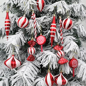 Ornamento a forma di <span class=keywords><strong>pigna</strong></span> a buon mercato dipinto di plastica per albero di natale ornamenti per albero di natale - Product Image 3