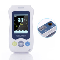 Oxymètre de pouls continu portable VM2 avec mesure du rythme respiratoire, rechargeable, réutilisable, instrument vétérinaire pour chien