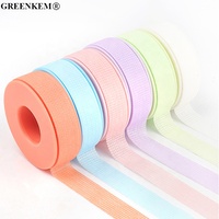 4 tailles de ruban d'extension de cils multicolores à noyau en plastique, respirant, de forme circulaire, amovible