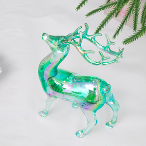 Décoration de Noël d'intérieur : Cerf transparent en cristal pour sublimation - Product Image 2