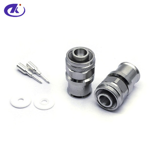 Connecteur coaxial RF à vente chaude, fiche mâle 2.2/5 pour câble d'alimentation de 1/2 pouce, type à souder - Product Image 2