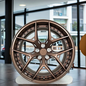 Alliage d'aluminium forgé sur mesure en deux pièces de 18 à 24 pouces XINLAI Universal Fitment Concave Design Chrome Wedge Finish New Car Wheels - Product Image 5