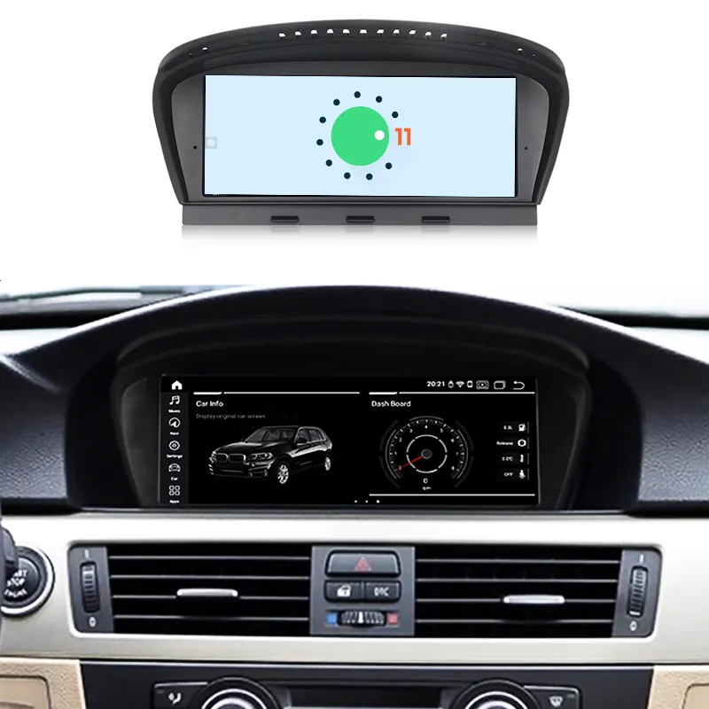 8.8 "Qualcomm Snapdragon Android 11 Auto Multimedia Speler Gps Radio Voor Bmw 5 SeriesE61 E60 E62 E63 3 Serie e90 E91 Ccc Cic