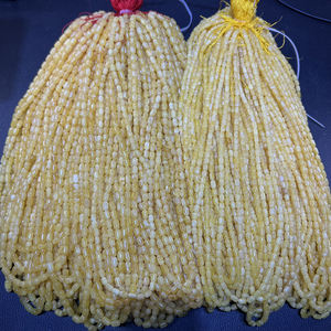 Gioielli in ambra russa naturale di alta qualità a forma di capsula bianca gialla 6-8mm perline di preghiera musulmane qualità perfetta e pulita - Product Image 5