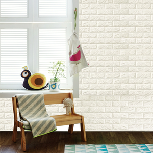 Briques en mousse 3D de 3 à 7 mm d'épaisseur, papier peint, imperméable, isolation acoustique, décoration murale pour chambre à coucher, bureau, rénovation intérieure - Product Image 4