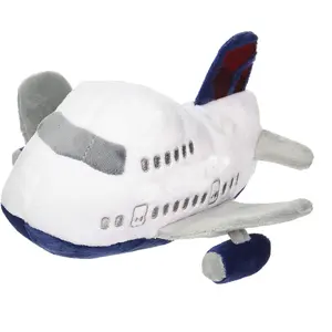 Muñeco de avión de peluche para niños, almohadas suaves de avión con logo personalizado, venta al por mayor