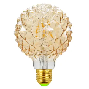N ew hot Pineapple shape AC230V 6w 2200k 2700k 4000k 6000k led e27 filament bulb