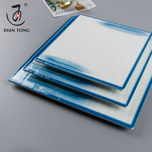 12 بوصة جودة عالية للفنادق البلاستيكية شعار مخصص طباعة الطعام مطعم أطباق تقديم الحلوى - Product Image 4