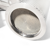 Downpipe Catalítico de Alto Flujo de 200 Celdas de Grado de Competición para Porsche 992 Carrera S 3.0T, Mejora de Rendimiento del Escape Deportivo