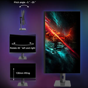 Moniteur de jeu LED incurvé de 27 pouces, nouveau style, 60 Hz, panneau IPS 5K, temps de réponse de 1 ms, 99 % sRGB, écran large pour ordinateur/PC - Product Image 6