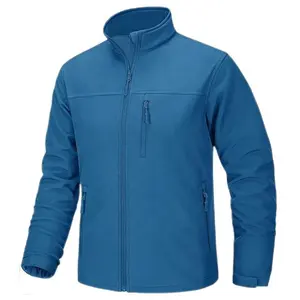 Fabrika kaynağı yüksek kalite özel erkekler su geçirmez rüzgar avcılık softshell hoodie ceket artı boyutu yürüyüş ceketi