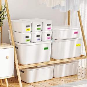 Étiquette de congélateur amovible personnalisée 1x2 pouces étiquette de codage multicolore auto-adhésive pour contenants alimentaires pot à épices jouet stationnaire - Product Image 6