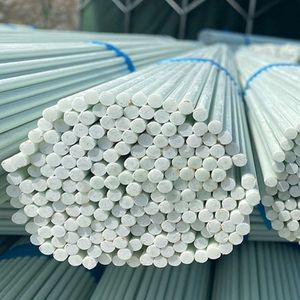 Pali in fibra di vetro con asta solida FRP resistente per paletti da giardino pali di recinzione supporti per impianti-lavorazione di taglio personalizzata disponibile - Product Image 2