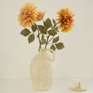 Flor artificial 2 cabeza sol crisantemo boda fiesta decoración fábrica venta al por mayor flor muebles para el hogar - Product Image 4