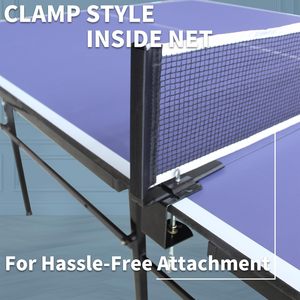 IUNNDS Standard 25mm MDF Movable <strong>Table</strong> <strong>Tennis</strong> <strong>Table</strong> - Professional <strong>Foldable</strong> Indoor/Outdoor Pingpong <strong>Table</strong> with Lockable Wheels - Product Image 3