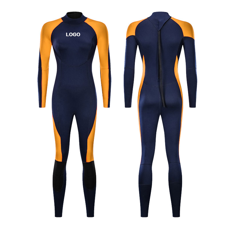 Китайский завод, изготовленный на заказ, Женский влажный костюм 3 мм, костюм для дайвинга, неопреновый гидрокостюм для дайвинга на молнии сзади