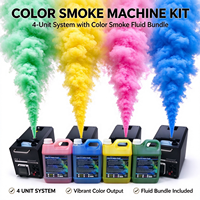 Huile spécifique pour machine à fumée de scène à effets spéciaux, liquide de fumée colorée 2L pour photos de mariage, rose, jaune, bleu, vert, blanc