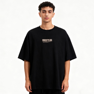 QUICKSHOW Streetwear 300 GSM Oversized Boxy T-shirt <strong>Skull</strong> Custom DTG <strong>Tshirt</strong> Oversized Heavy Weigh <strong>Tshirt</strong> for Men - Product Image 4